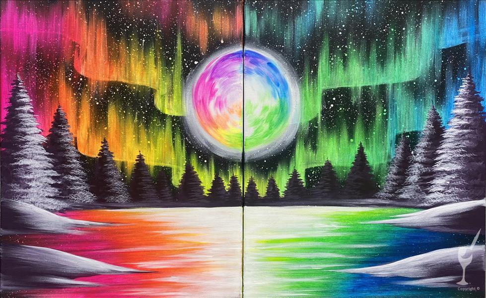 Cosmic Winter Set or Solo #Blacklight Painting 1